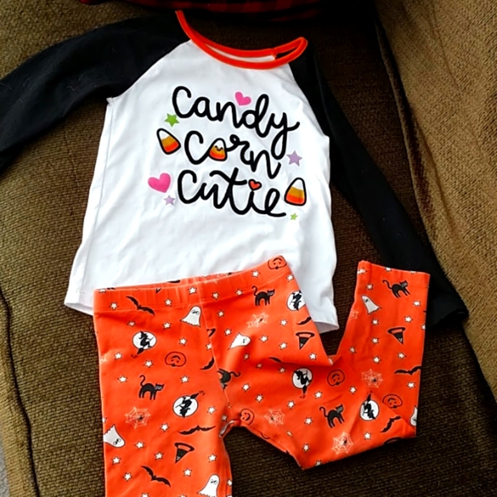 Candy corn cutie outfit